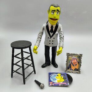 Muppets Palisades Johnny Fiama Action Figure Playset Sal Minella Photo Loose